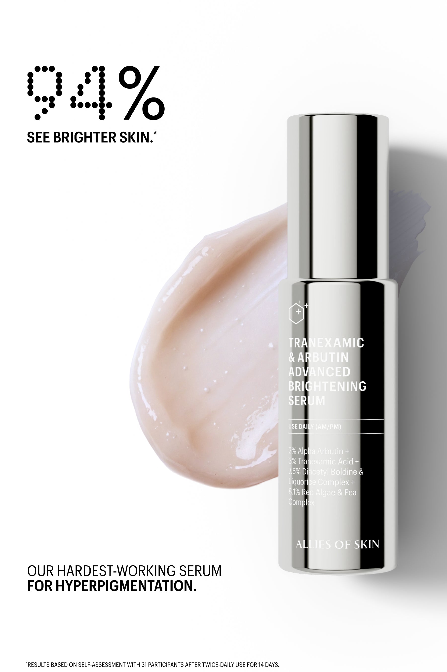 Tranexamic & Arbutin Advanced Brightening Serum – ALLIES [North