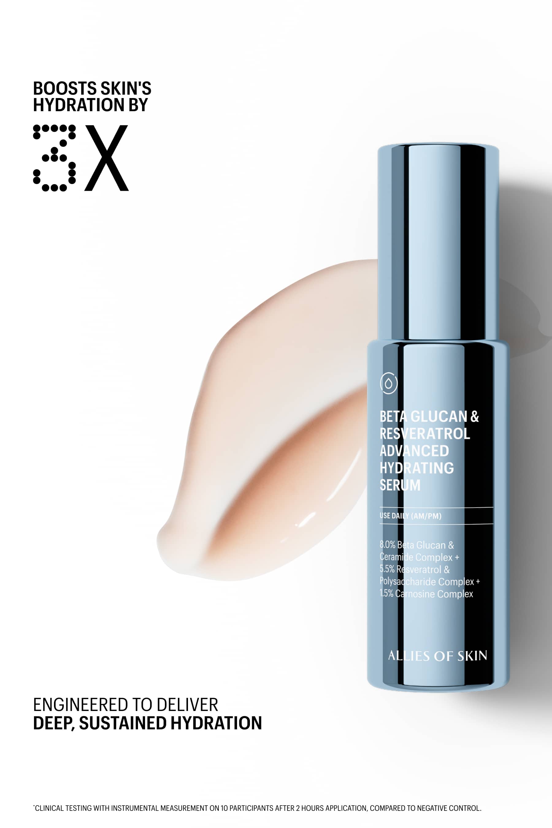 Beta Glucan & Resveratrol Advanced Hydrating Serum – ALLIES [North