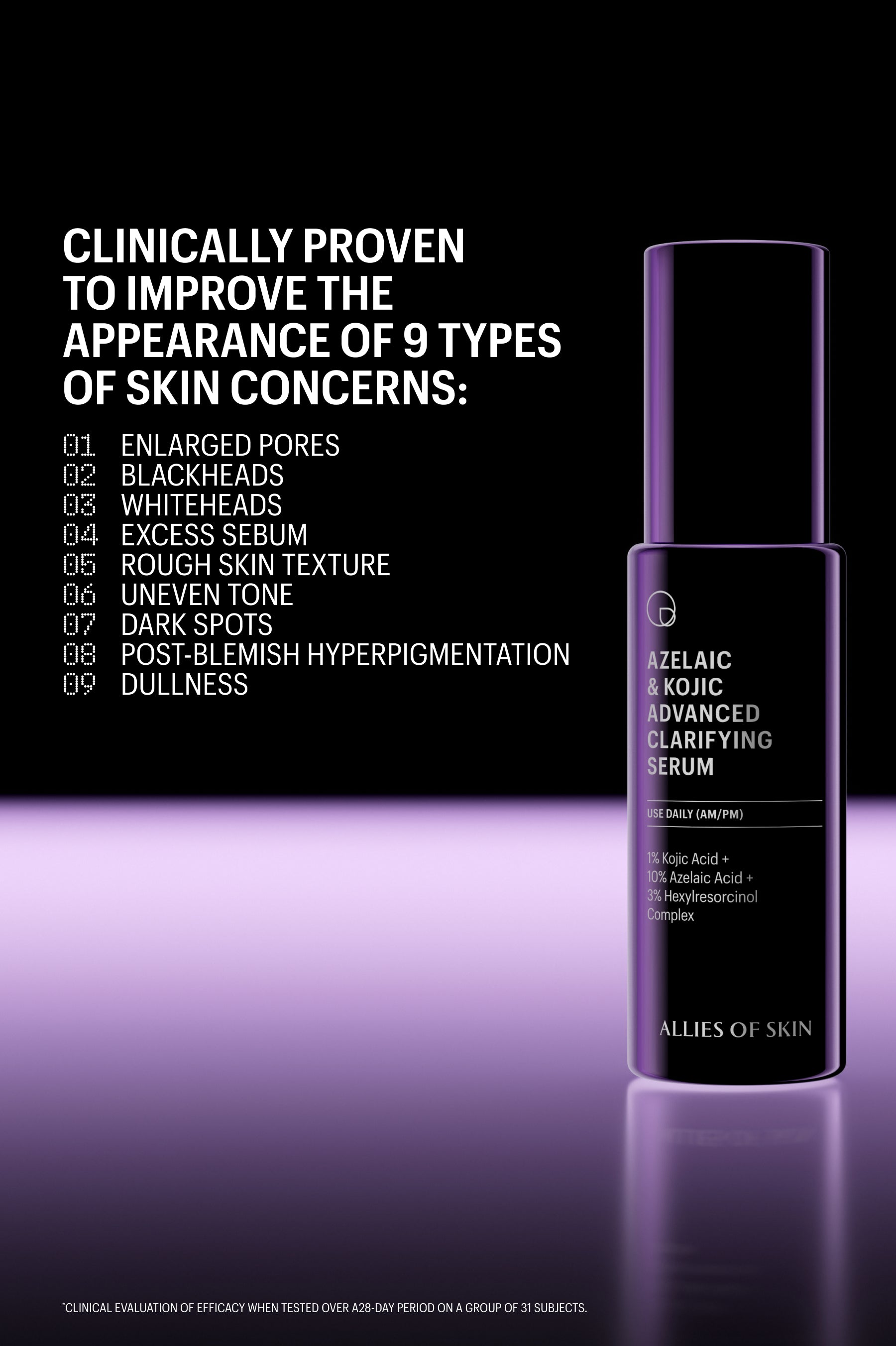 Azelaic & Kojic Advanced Clarifying Serum – ALLIES [North America]