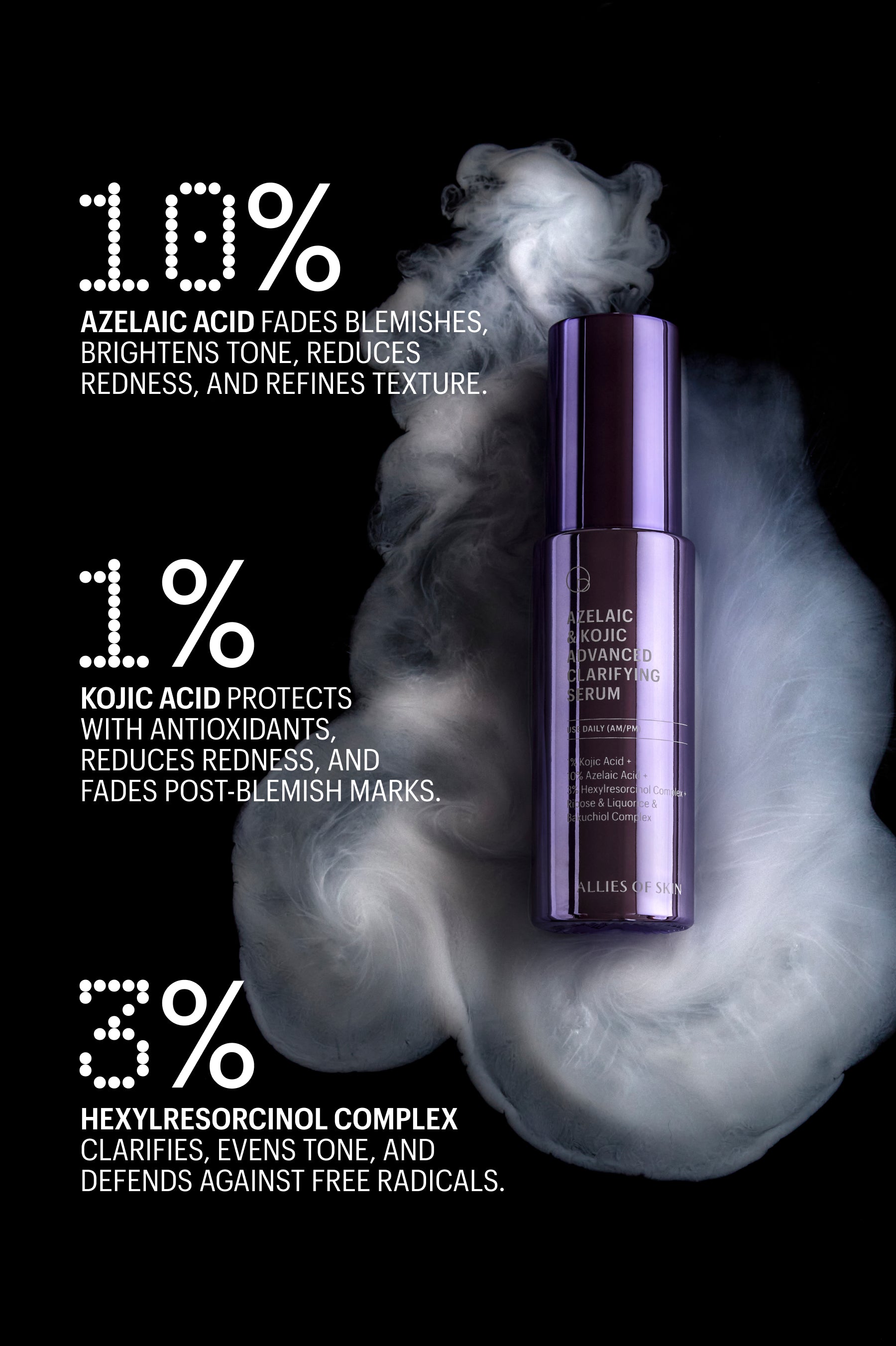Azelaic & Kojic Advanced Clarifying Serum – ALLIES [North America]