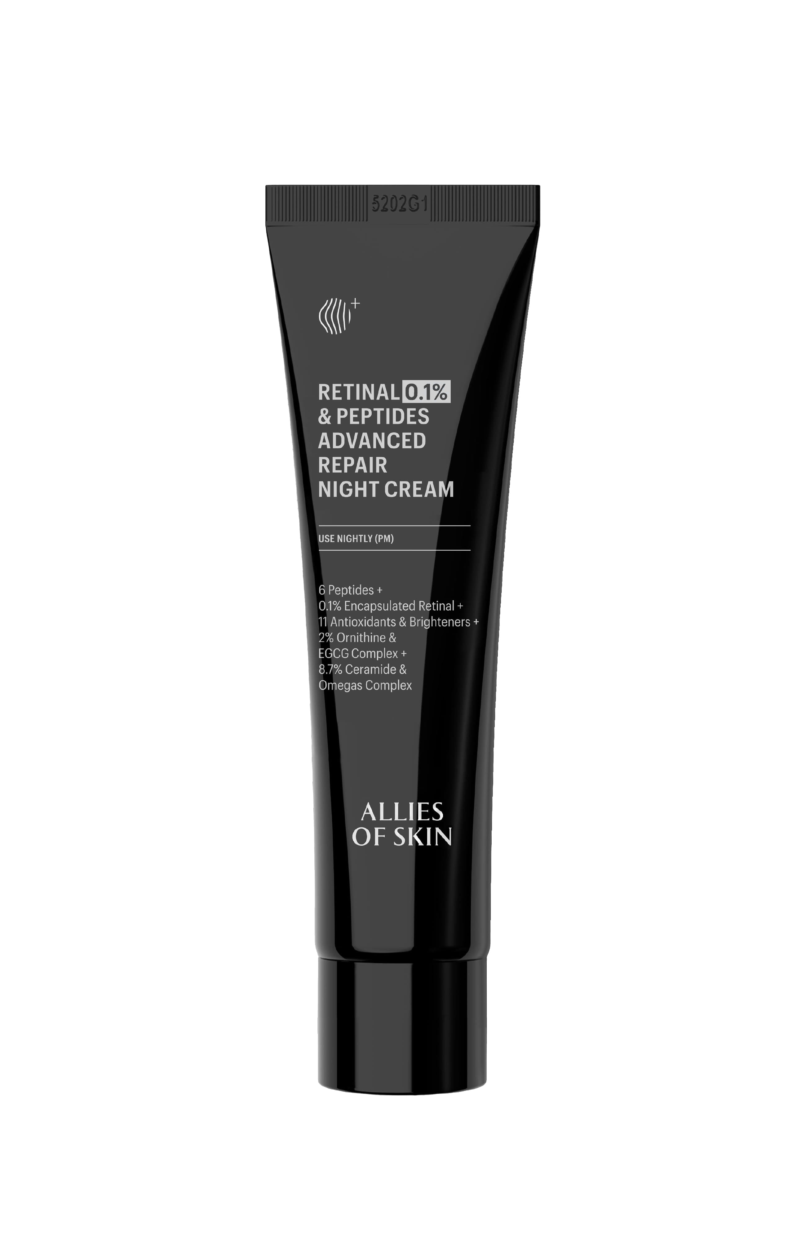 Retinal 0.1% & Peptides Advanced Repair Night Cream – ALLIES