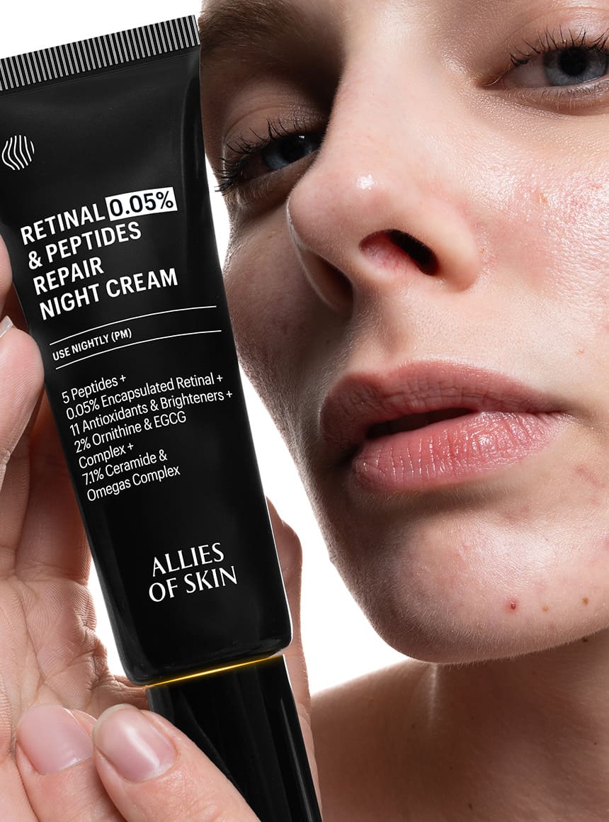 allies of skin peptide night cream