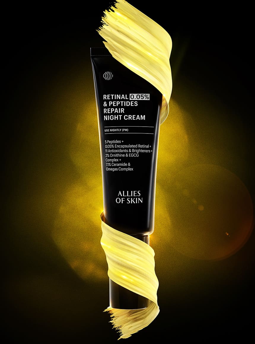 retinal peptides repair night cream