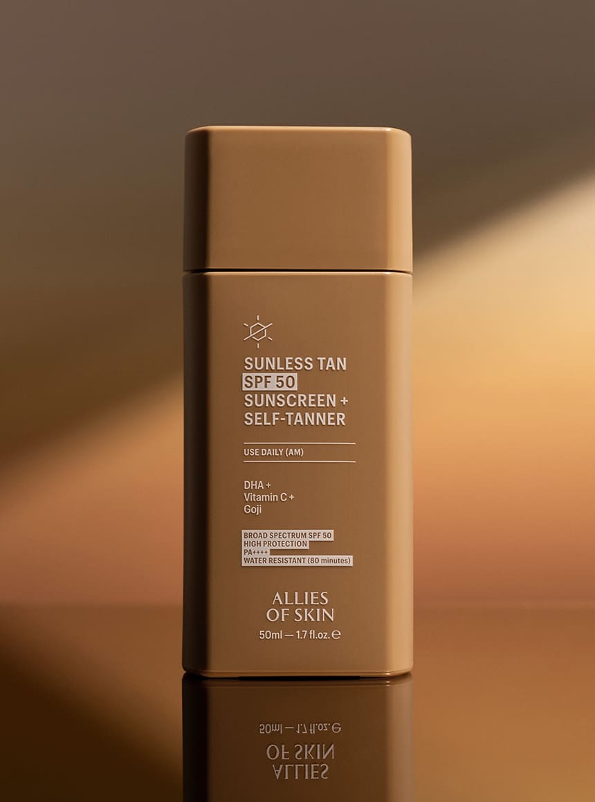 allies of skin sunless tan spf 50