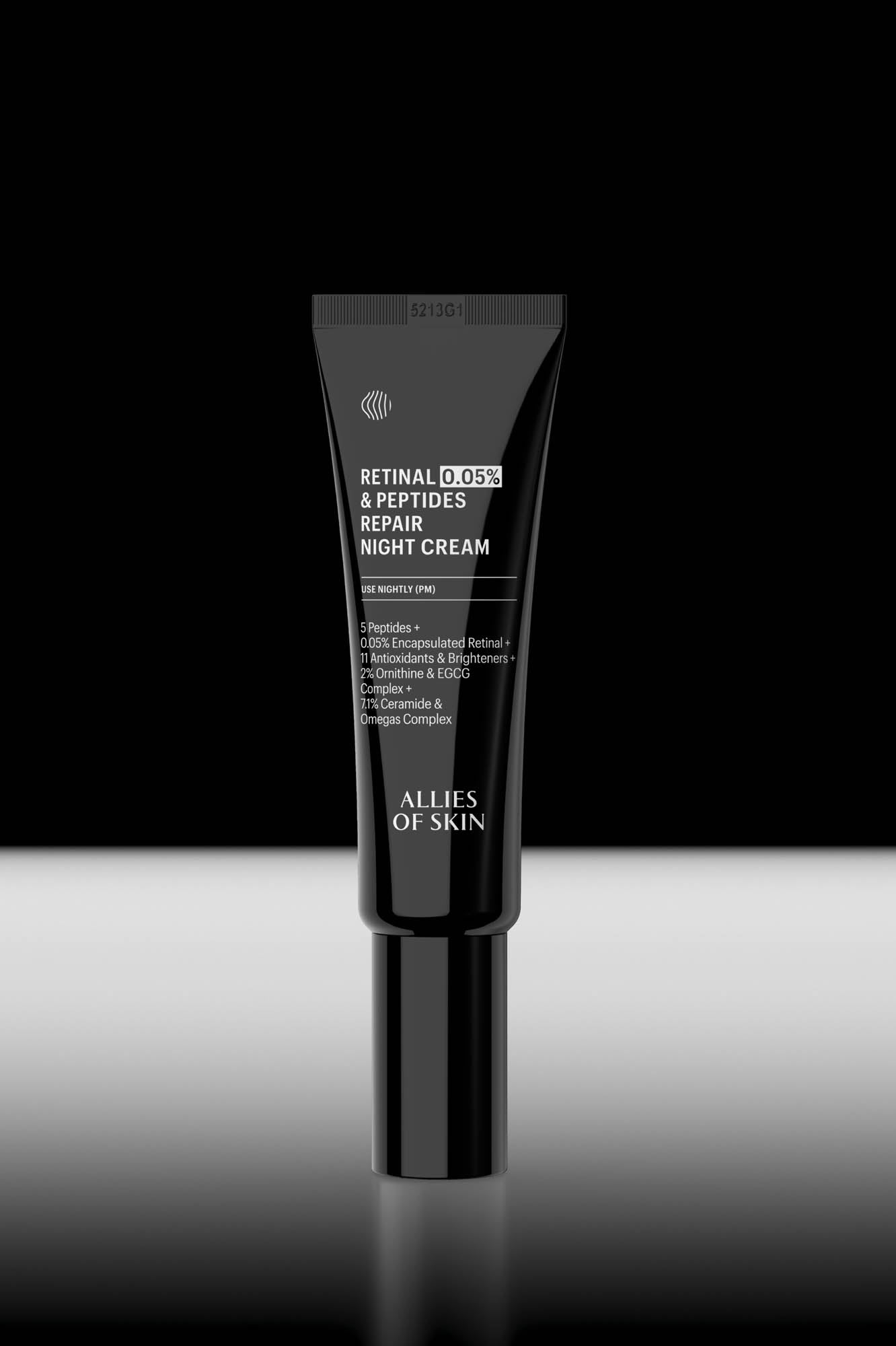 Retinal 0.1% & Peptides Advanced Repair Night Cream – ALLIES